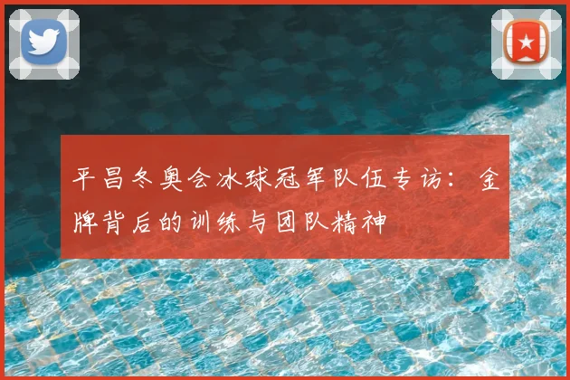 平昌冬奥会冰球冠军队伍专访：金牌背后的训练与团队精神